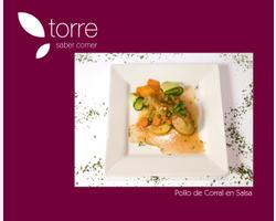 Pollo de Corral en Salsa